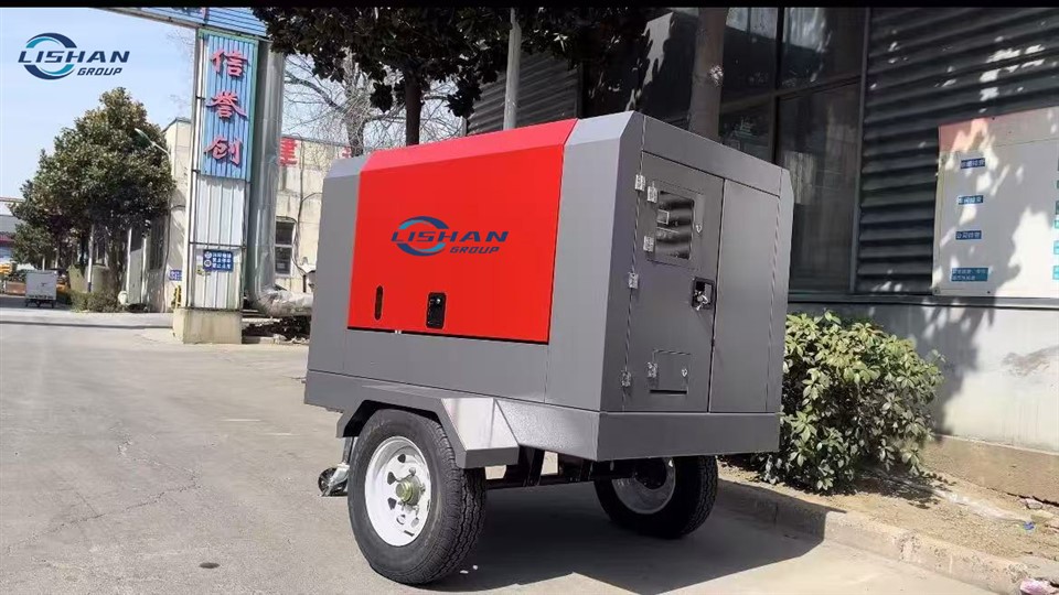 75-kW-Diesel-betriebener Luftkompressor